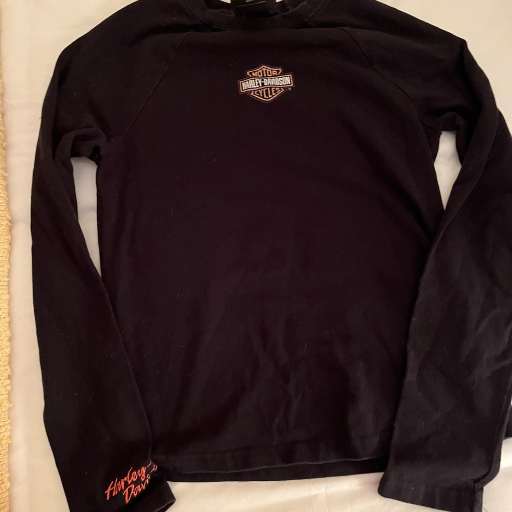 Harley-Davidson Black Long Sleeve Tee sz Small